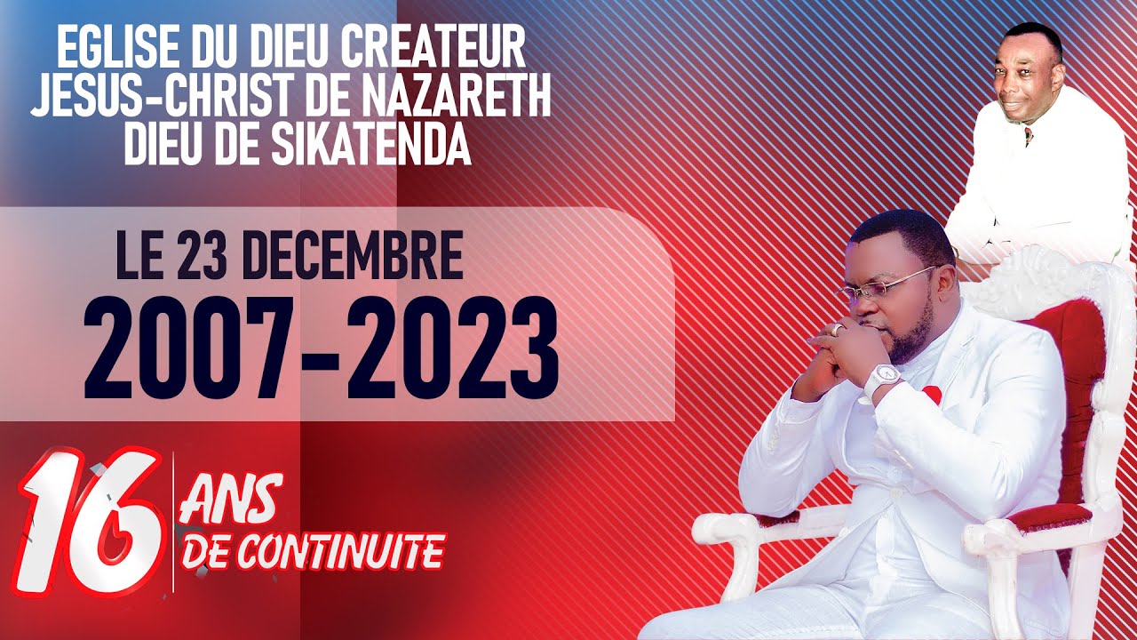 16 ANS DE LA CONTINUITÉ DU MESSAGE DE JÉSUS-CHRIST DE NAZARETH DIEU DE ...