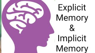 Explicit Memory | Implicit Memory