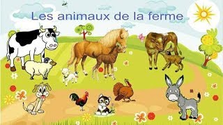 les_animaux_de_la_ferme Hamid بالفرنسية أسماء الحيوانات الأليفة مع حميد