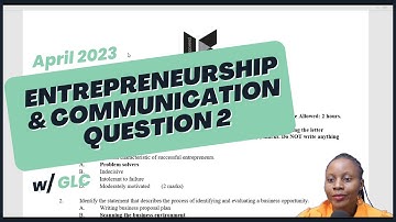 ATD ENTREPRENEURSHIP AND COMMUNICATION APRIL 2023 Q2