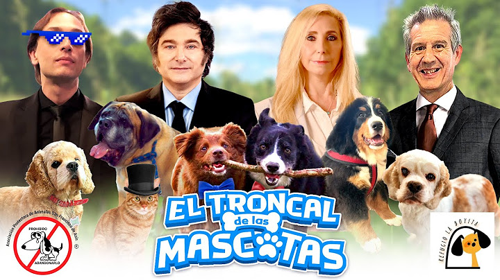 JAVIER MILEI, KARINA, CONAN Y THOR EN EL TRONCAL DE LAS MASCOTAS - ayudamos a refugios de mascotas!