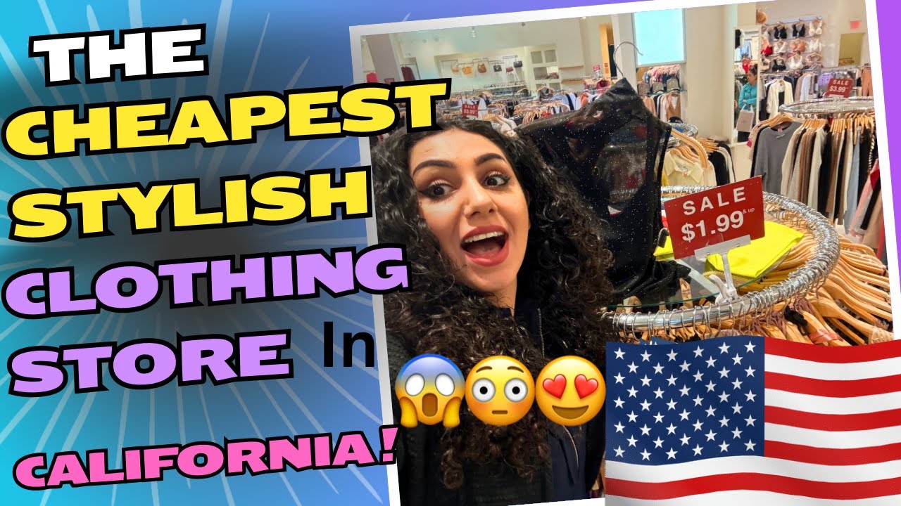 the cheapest stylish clothing store in California!😱big discount🤩