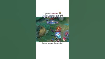 Dyrroth counter hero 🥷 | Moba 5v5 game 🎮 #mlbb