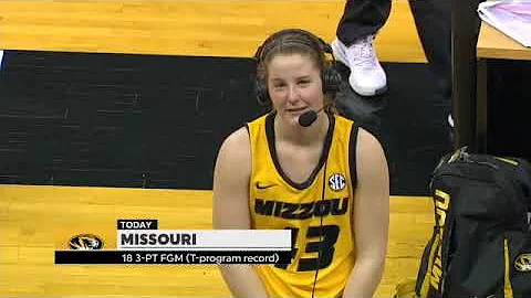 POSTGAME INTERVIEW: Hayley Frank on Mizzou WBB's i...