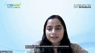 IBM SkillsBuild || Masterclass 3 || Data Analytics