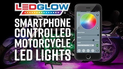 LEDGlow | Advanced Million Color Bluetooth LED Motorcycle Lights with Smartphone Control