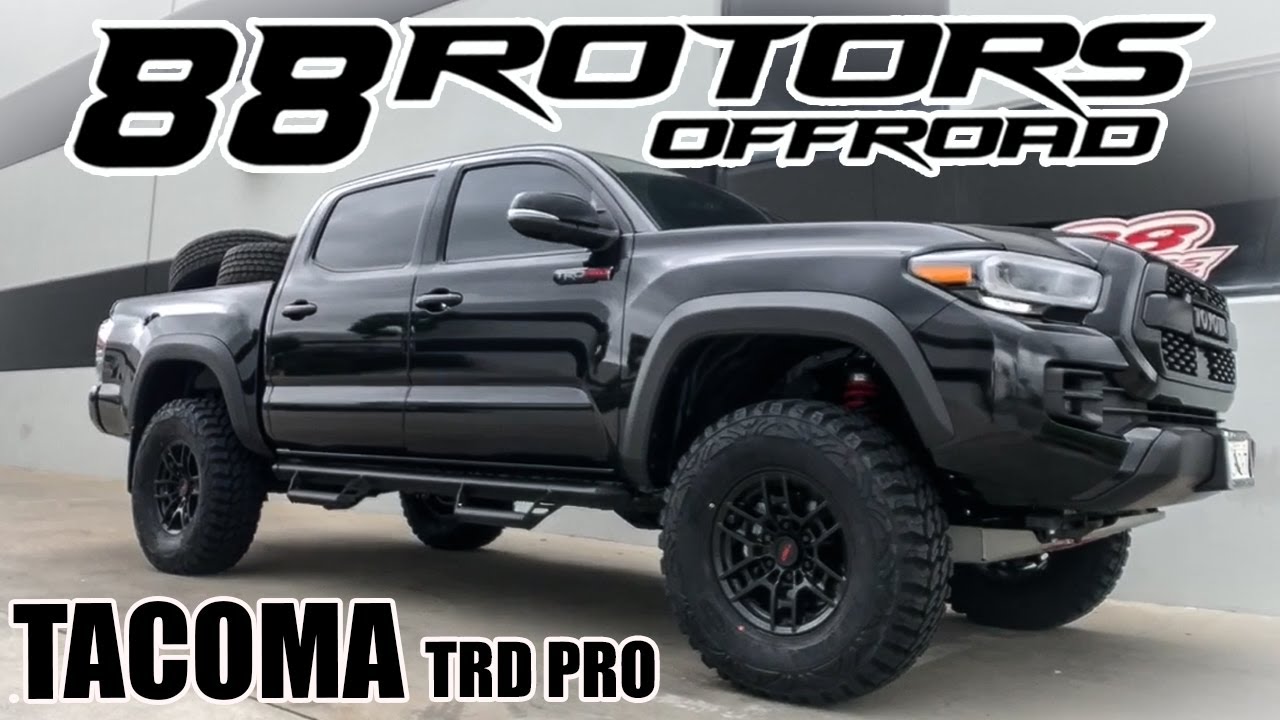 TACOMA TRD PRO LIFTING WITH STOCK FOX PRO SUSPENSION - YouTube