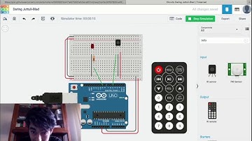 Controllo di un LED Mediante Telecomando Infrarossi - (Tinkercad)