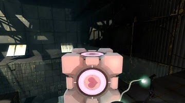 portal2 test chamber 07 how to save the companion cube and get Preservation of Mass