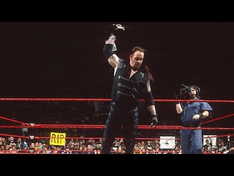 The Undertaker Confronts Shawn Michaels WWF RAW January 5 1998 