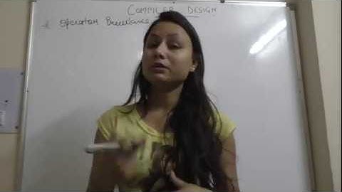 "OPERATOR PRECEDENCE  PARSER " IN COMPILER DESIGN BY AYUSHI MAM