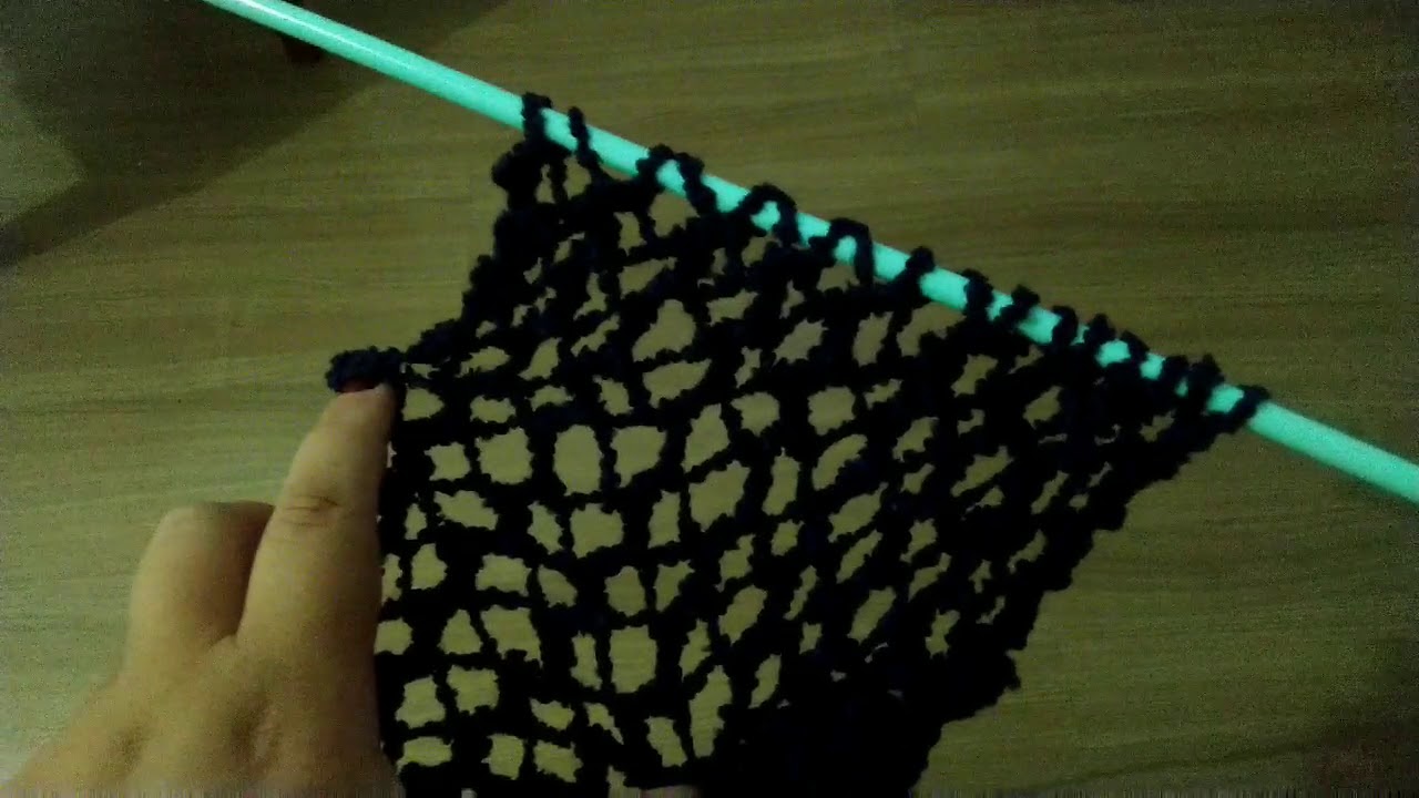 Ponto de tricô para iniciantes