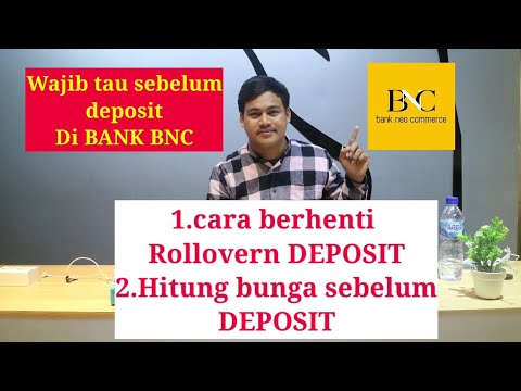 Deposit di bank BNC NEO NOW‼️Pahami sebelum deposit di bnc neo now