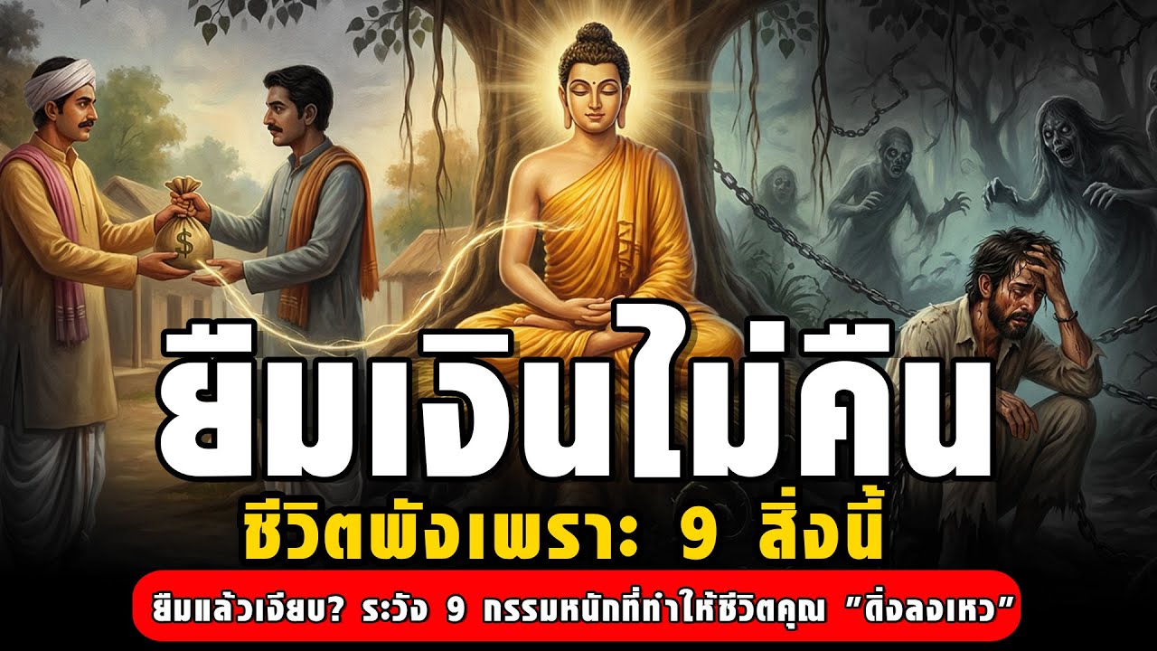 ยืมเงินไม่คืน ชีวิตพังเพราะ 9 สิ่งนี้ l เผยความลับที่คนเป็นหนี้ไม่รู้