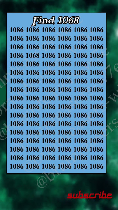Find 1068 #testandlearn #mathstricks #mathematics #maths #education #fypviral