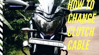 How to change clutch cable of ns 200