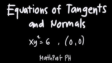 At what point on the curve xy^2 = 6 will the normal pass through the origin?