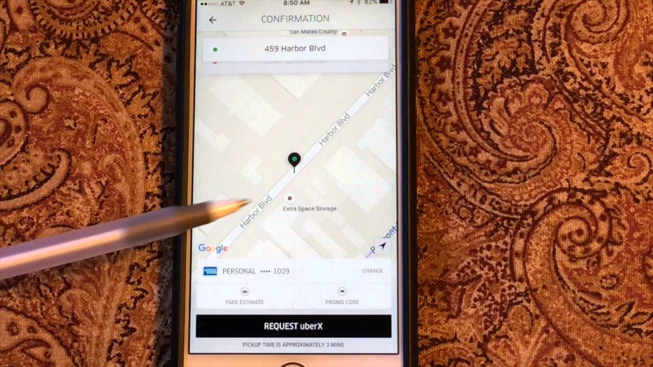 Uber How to Set Your Destination YouTube
