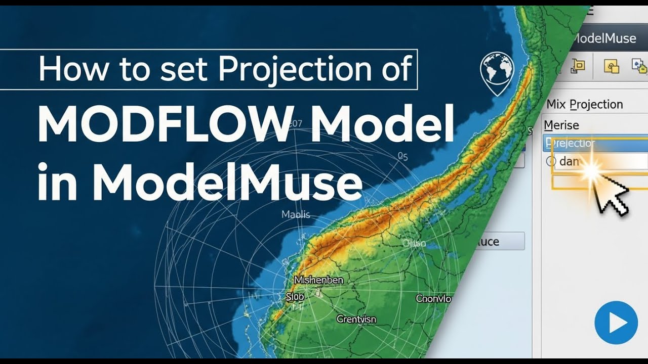 Modflow Model Development Flowchart How to set Projection of MODFLOW Model in ModelMuse - YouTube