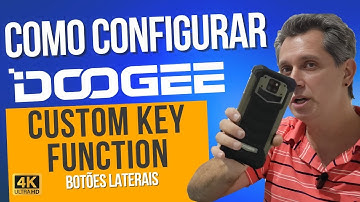 Como ativar a função de tecla personalizada no DOOGEE - Definir tecla personalizada - Set Custom Key