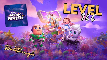 Disney Magic Match 3D Level 166