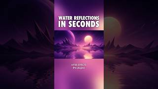 How to Create Water Reflections in After Effects 🌊 #aftereffectstutorial #aftereffects #vfx