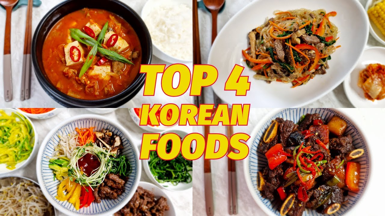 Top 4 Best Korean Dishes to Cook at Home - Easy, and Delicious | My ...