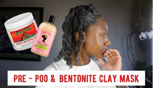 Pre - poo and Bentonite Clay Mask