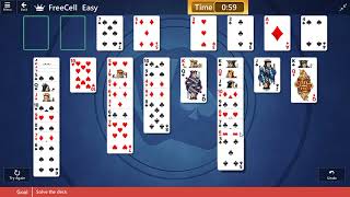 Microsoft Solitaire Collection - FreeCell | November 27th 2018: Solve the deck screenshot 5