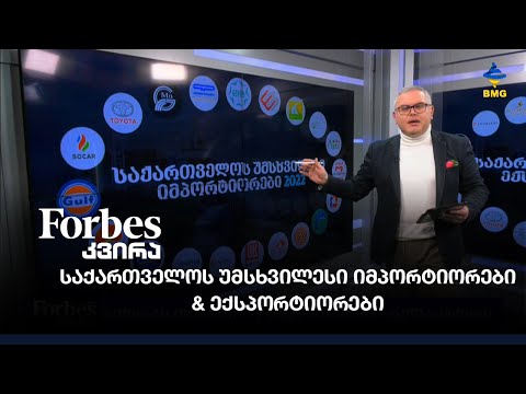 საქართველოს უმსხვილესი იმპორტიორები \u0026 ექსპორტიორები