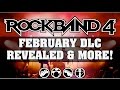 Rock Band 4 News: Full Feb DLC Bands Announced &amp; Update Coming Tomorrow!