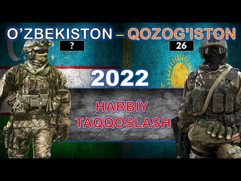 O'zbekiston va Qozog'iston harbiy solishtirish | Qozog'iston va O'zbekiston harbiy taqqoslash | 2022