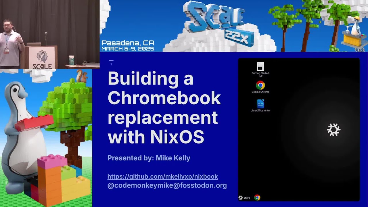 Создание замены Chromebook с использованием NixOS
