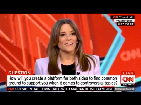 Marianne Williamson CNN Town Hall Gun Safety