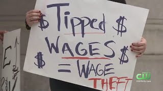 Restaurant Workers Demanding Fair Wage As COVID-19 Resurgence Begins