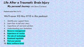 Life After a Traumatic Brain Injury - Top 10 Lessons Learned (Part 3 of 3)