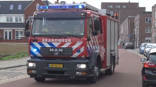 Prio 1 Tankautospuit 18-7031 Met Spoed Naar Een Schoorsteenbrand Valkhof Sliedrecht