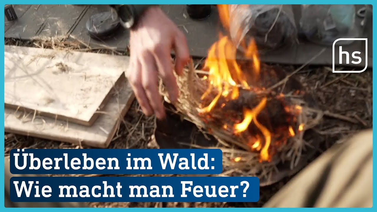 Feuer machen: Überleben in der Wildnis (3/7) | hessenschau