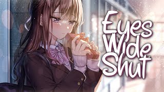 Video thumbnail of "「Nightcore」 Eyes Wide Shut - ILLENIUM ft. Avril Lavigne & Travis Barker ♡ (Lyrics)"