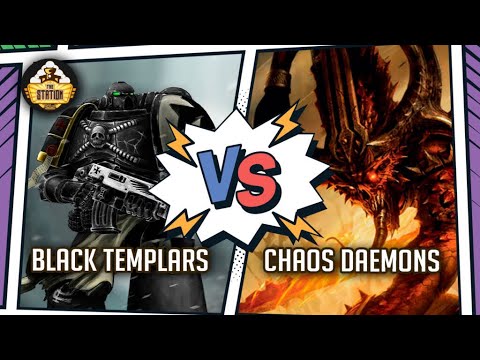 Black Templars vs Belakor & Daemons I Репорт | 2000pts I Warhammer 40000