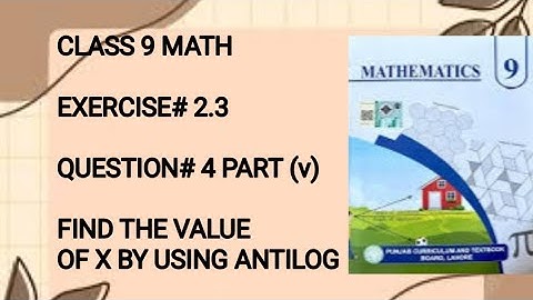 CLASS 9 MATH /CHAPTER#2 /EXERCISE#2.3 /QUESTIONS#4 /