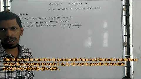 Class 12 maths | Unit – 6 | Applications of Vector Algebra | Example: 6.26