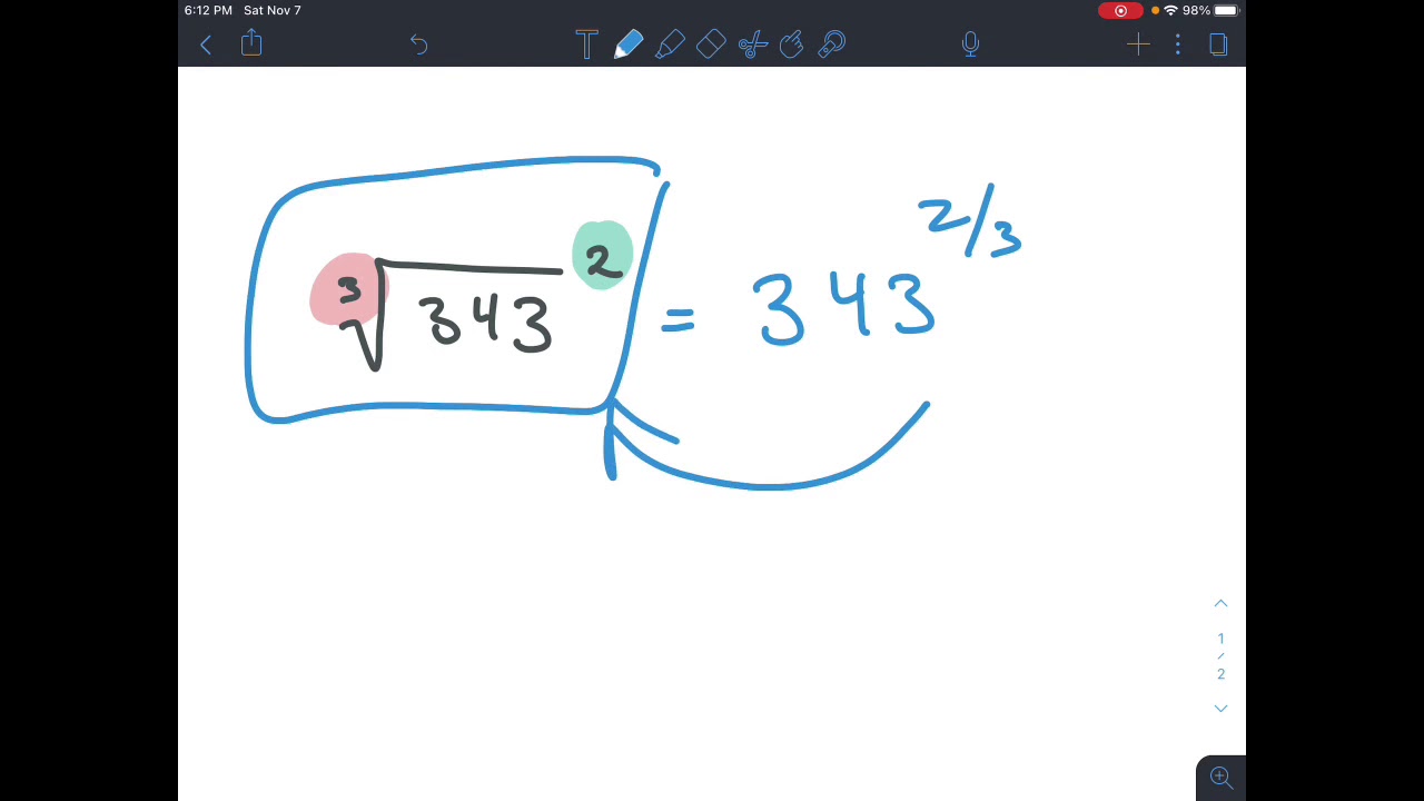 Simplifying rational exponents and roots - YouTube