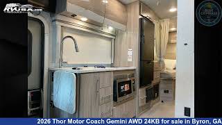 Amazing 2026 Thor Motor Coach Gemini AWD Class B RV For Sale in Byron GA RVUSA com