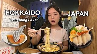 🇯🇵 eating my way through HOKKAIDO: trying famous local specialties, best desserts, fish markets 🍣