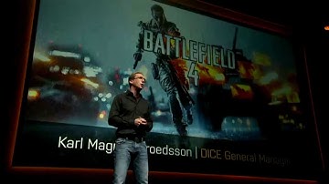 EA Gamescom press conference : Battlefield 4 BF 4 Introduction " Levolution "
