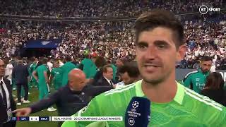 "Put respect on my name!" 👀 Courtois after all-time great Champions League final performance
