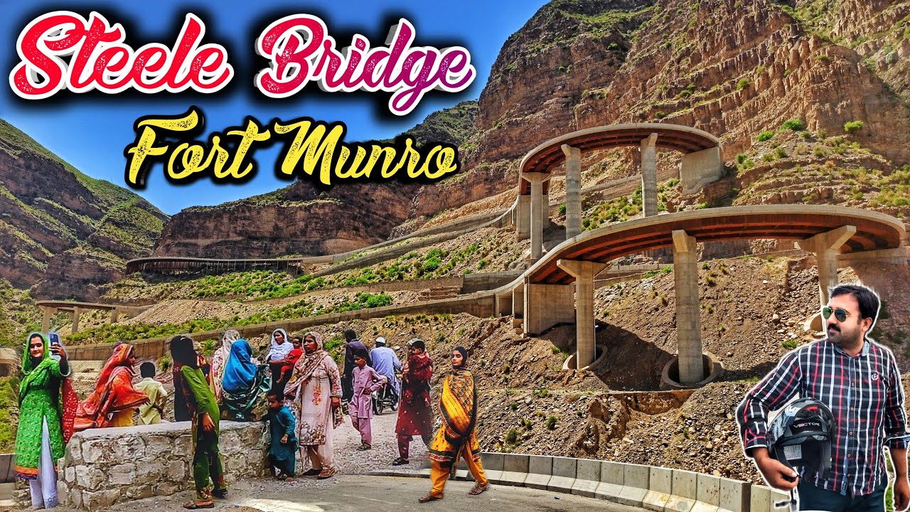 Steel Bridge To Dera Ghazi Khan Pakistan Punjab, Fort Munro, Mini