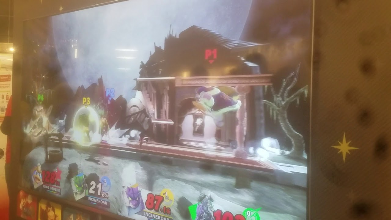 Smash Ultimate Demo DDD, Green Incineroar, Big the Cat (me), Ridley