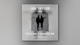 David Guetta & MORTEN Ft. Raye - You Can't Change Me (Nik Taylor Remix)